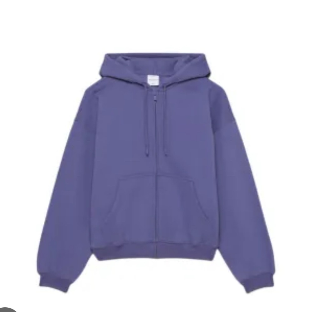 Nightshade Blue Aritzia Sweatpants and Zip Up